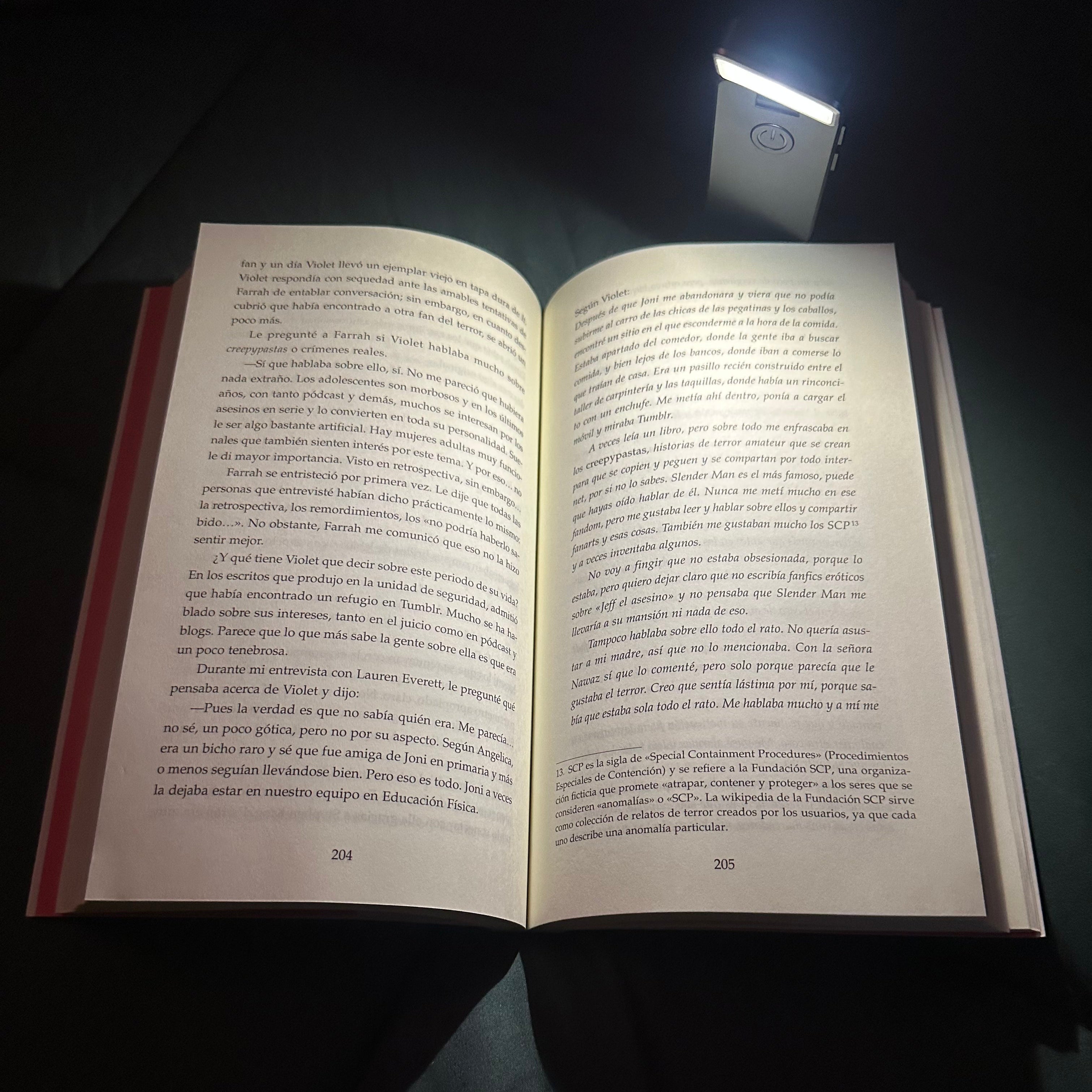 Luz Led Recargable para leer