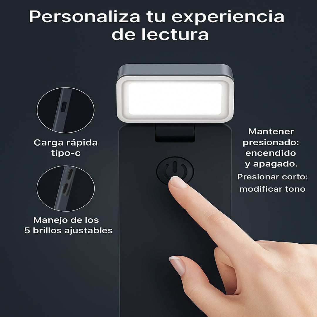 Luz Led Recargable para leer